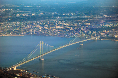 

BikriKendra Akashi_Bridge Poster Paper Print(18 inch X 12 inch, Rolled)