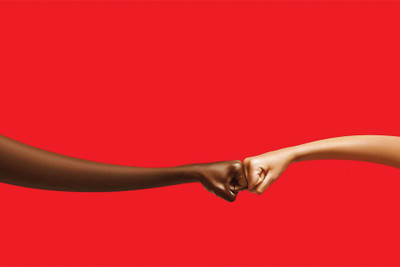 RadhaKripa coca cola fist bump Poster Paper Print(18 inch X 12 inch, Rolled)