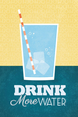 

RadhaKripa drink more waters Paper Print(18 inch X 12 inch, Rolled)