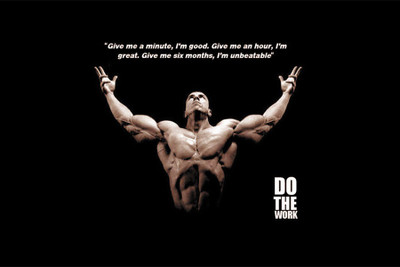 

RadhaKripa gym motivational do the work Paper Print(18 inch X 12 inch, Rolled)