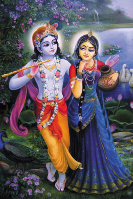 

RadhaKripa Radha Krishna god Poster Paper Print(18 inch X 12 inch, Rolled)