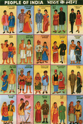 

RadhaKripa people of india Poster Paper Print(18 inch X 12 inch, Rolled)