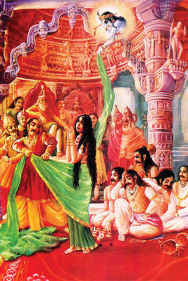 

RadhaKripa lord krishna and draupadi Poster Paper Print(18 inch X 12 inch, Rolled)