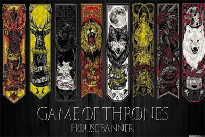 

BikriKendra game of thrones house banner Poster Paper Print(18 inch X 12 inch, Rolled)