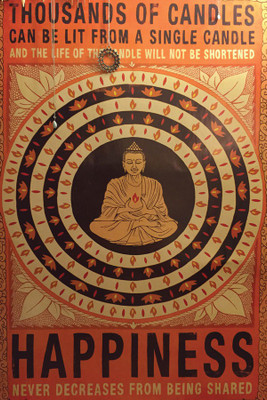 

RadhaKripa happiness never decreases Poster Paper Print(18 inch X 12 inch, Rolled)