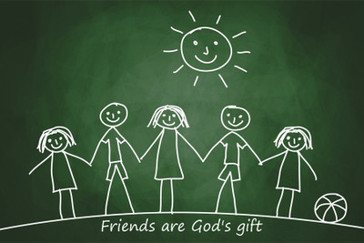 

BikriKendra Friendship Poster Paper Print(18 inch X 12 inch, Rolled)