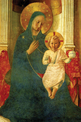 

RadhaKripa fra angelico Poster Paper Print(18 inch X 12 inch, Rolled)