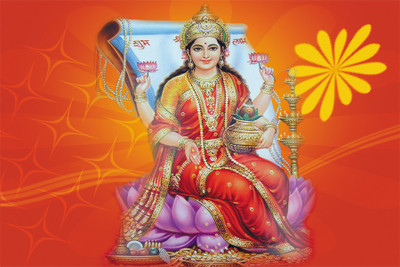 

RadhaKripa lakshmi maa po2 Paper Print(18 inch X 12 inch, Rolled)