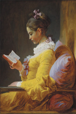 

RadhaKripa a young girl reading Paper Print(18 inch X 12 inch, Rolled)