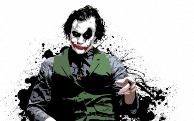 RadhaKripa Joker the dark knight rises Paper Print(18 inch X 12 inch, Rolled)