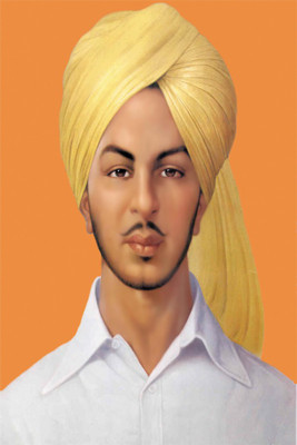 

RadhaKripa shahid bhagat singh Paper Print(18 inch X 12 inch, Rolled)