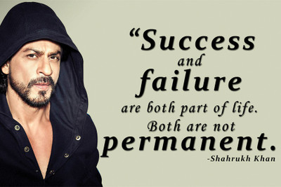 

RadhaKripa shahrukh khan success and failure Poster Paper Print(18 inch X 12 inch, Rolled)