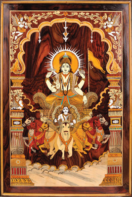 

RadhaKripa indian paintings poster Poster Paper Print(18 inch X 12 inch, Rolled)