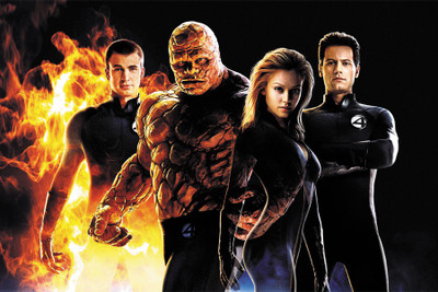 RadhaKripa fantastic four Poster Paper Print(18 inch X 12 inch, Rolled)