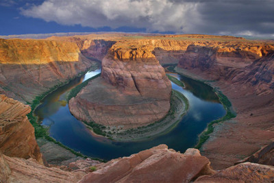 

RadhaKripa horseshoe bend Poster Paper Print(18 inch X 12 inch, Rolled)