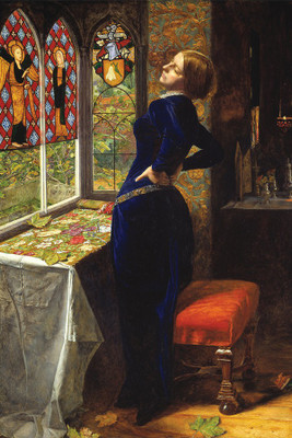 

RadhaKripa john everett millais mariana Poster Paper Print(18 inch X 12 inch, Rolled)