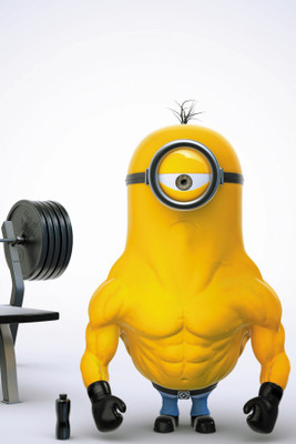 

RadhaKripa Minions 6 pack abs Poster Paper Print(18 inch X 12 inch, Rolled)