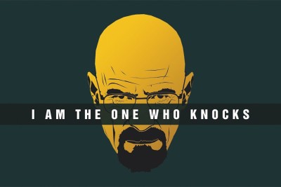 

RadhaKripa i am the one who knocks Paper Print(18 inch X 12 inch, Rolled)