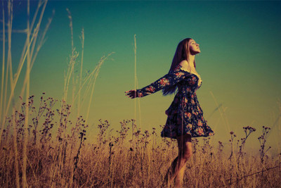 

RadhaKripa alone girl Poster Paper Print(18 inch X 12 inch, Rolled)