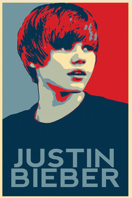 

RadhaKripa fiery-hope-justin-beiber Poster Paper Print(18 inch X 12 inch, Rolled)