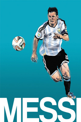 

BikriKendra messi the great footballer Poster Paper Print(18 inch X 12 inch, Rolled)