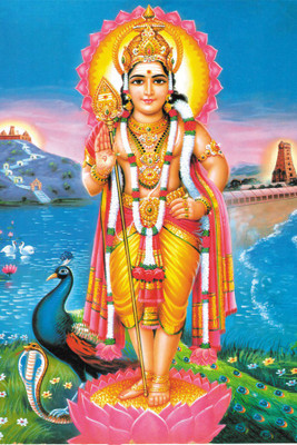 

BikriKendra god lord shanmuga bala murugan kumaran Poster Paper Print(18 inch X 12 inch, Rolled)