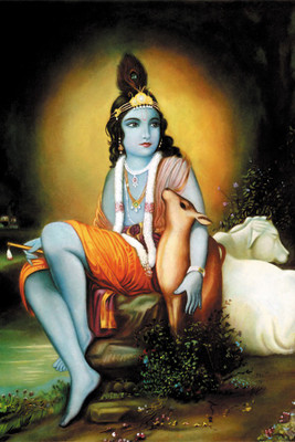 

RadhaKripa govinda Paper Print(18 inch X 12 inch, Rolled)