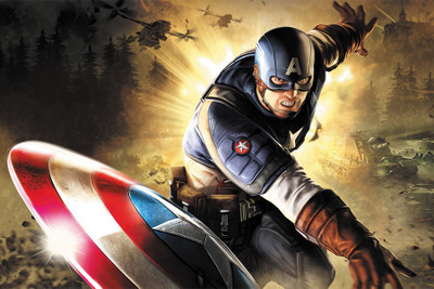 

RadhaKripa captain america CA Poster Paper Print(18 inch X 12 inch, Rolled)
