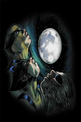RadhaKripa Wolverine Moon Poster Paper Print(18 inch X 12 inch, Rolled)
