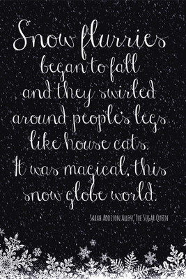 

RadhaKripa snow quote Poster Paper Print(18 inch X 12 inch, Rolled)