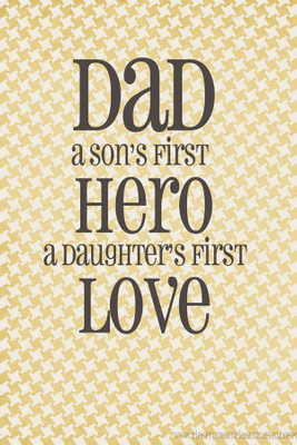RadhaKripa Dad Poster Paper Print(18 inch X 12 inch, Rolled)