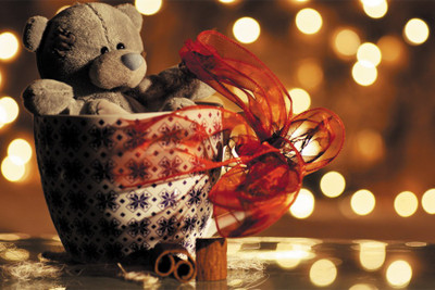 

RadhaKripa cute taddy bear gift Paper Print(18 inch X 12 inch, Rolled)