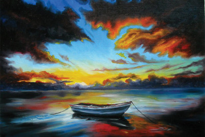 

RadhaKripa kevin hill oil paintings Poster Paper Print(18 inch X 12 inch, Rolled)