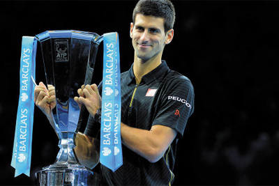 RadhaKripa finals djokovic Poster Paper Print(18 inch X 12 inch, Rolled)