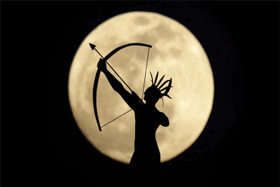 

RadhaKripa indian moon Poster Paper Print(18 inch X 12 inch, Rolled)