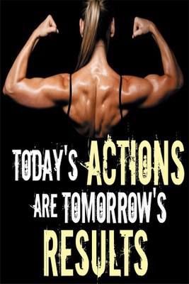 

RadhaKripa fitness results best workout gym exercise Poster Paper Print(18 inch X 12 inch, Rolled)