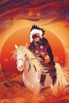 

men on horse Paper Print(18 inch X 12 inch, Rolled)