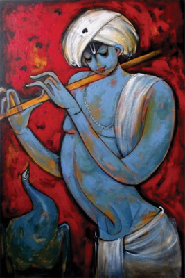 

RadhaKripa krishna my love Poster Paper Print(18 inch X 12 inch, Rolled)