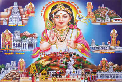 

RadhaKripa god murugan Paper Print(18 inch X 12 inch, Rolled)