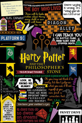 

RadhaKripa herry potter and philospher Paper Print(18 inch X 12 inch, Rolled)