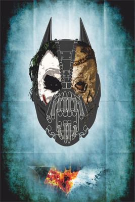 

RadhaKripa batman trilogy Poster Paper Print(18 inch X 12 inch, Rolled)