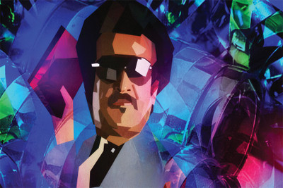 

RadhaKripa rajini kant poster 1 Poster Paper Print(18 inch X 12 inch, Rolled)