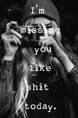 

RadhaKripa i am missing you Poster Paper Print(18 inch X 12 inch, Rolled)