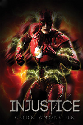 

RadhaKripa injustice flash poster Poster Paper Print(18 inch X 12 inch, Rolled)