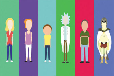 

RadhaKripa rick and morty poster po070 Paper Print(18 inch X 12 inch, Rolled)