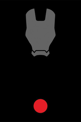 

RadhaKripa simple iron man face Poster Paper Print(18 inch X 12 inch, Rolled)