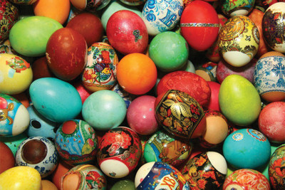 

RadhaKripa easter eggs poster Poster Paper Print(18 inch X 12 inch, Rolled)
