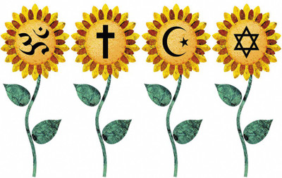 

RadhaKripa religious flowers Poster Paper Print(18 inch X 12 inch, Rolled)