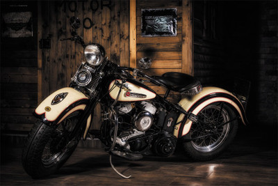 

RadhaKripa bike Poster Paper Print(18 inch X 12 inch, Rolled)