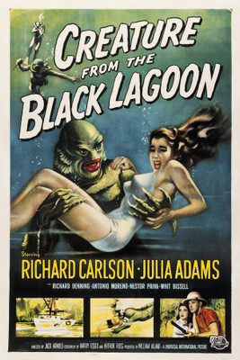 

BikriKendra creature from the black lagoon Poster Paper Print(18 inch X 12 inch, Rolled)